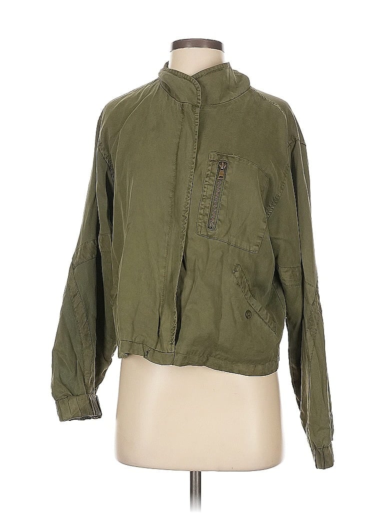 Pre-owned Young Fabulous & Broke Jacket In Green