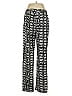 Kasper Print Black Casual Pants Size M - photo 2