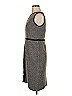 Kasper Tweed Gray Black Cocktail Dress Size 6 - photo 5