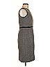 Kasper Tweed Gray Black Cocktail Dress Size 6 - photo 4