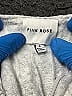 Pink Rose Gray Ivory Zip Up Hoodie Size S - photo 6