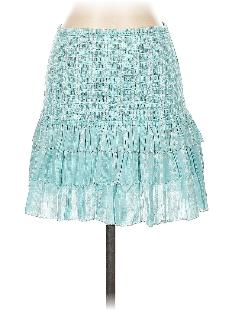 Saylor 100% Cotton Teal Blue Casual Skirt Size S - photo 1