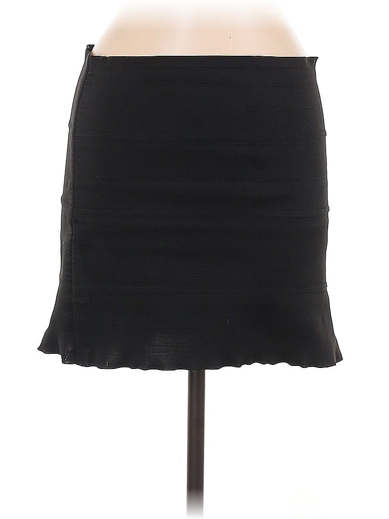 BB Dakota Solid Black Casual Skirt Size M - photo 1