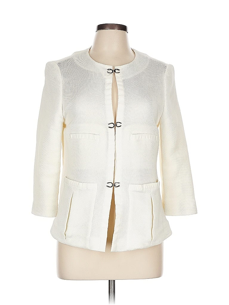 Piazza Sempione Ivory Jacket Size EU (IT) 48 / US 12 - photo 1