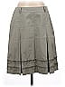 Sigrid Olsen 100% Cotton Solid Gray Casual Skirt Size 4 - photo 1