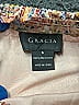 Gracia 100% Polyester Orange 3/4 Sleeve Blouse Size S - photo 6