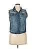 Mudd 100% Cotton Blue Denim Vest Size XL - photo 1