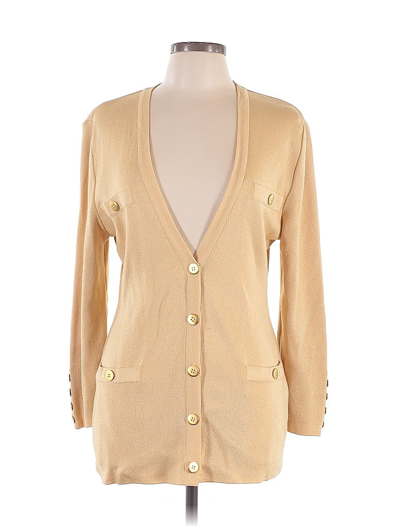 Dana Buchman Tan Cardigan Size L - photo 1