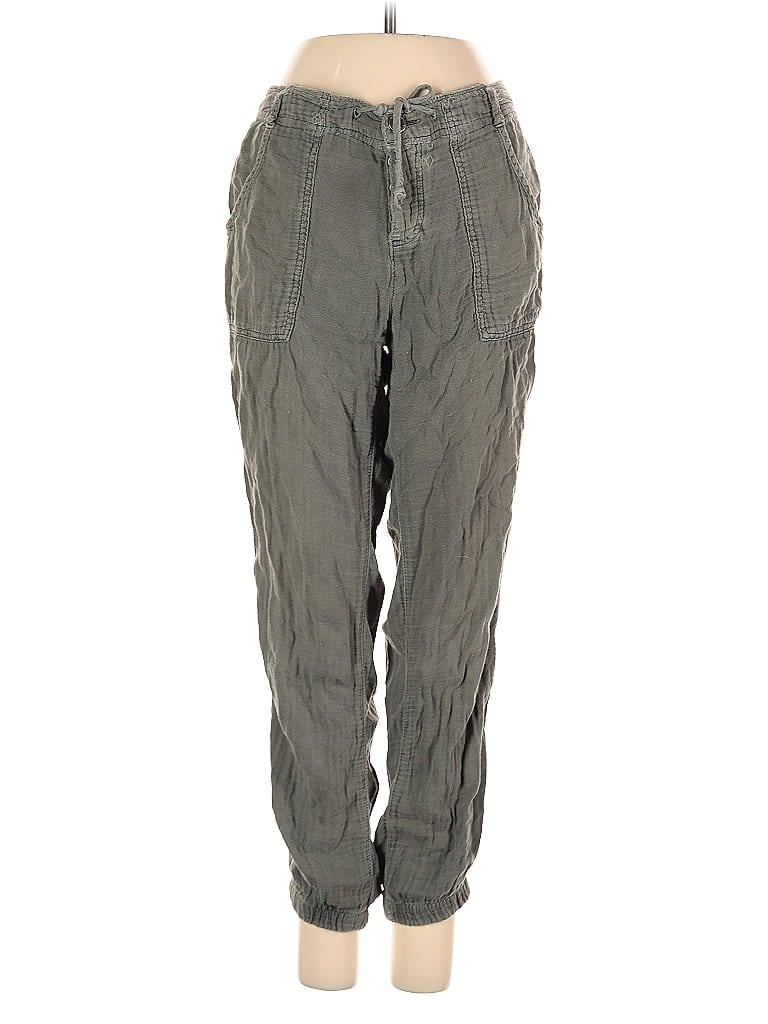 Pre-owned Aerie Cargo Pants In Green