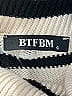 BTFBM Stripes Ivory Turtleneck Sweater Size S - photo 6