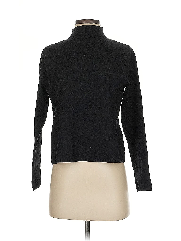 Pre-owned Mng Turtleneck Sweater In Black