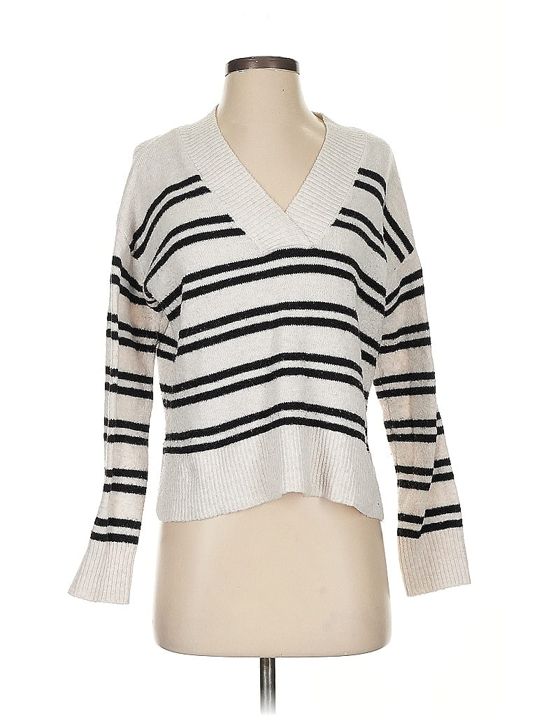 Pre-owned A.n.a. A New Approach Pullover Sweater In White