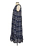 Suzanne Betro Plaid Blue Casual Dress Size L - photo 5