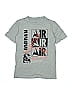 Air Jordan Print Gray Short Sleeve T-Shirt Size 12 (big kids) - photo 1