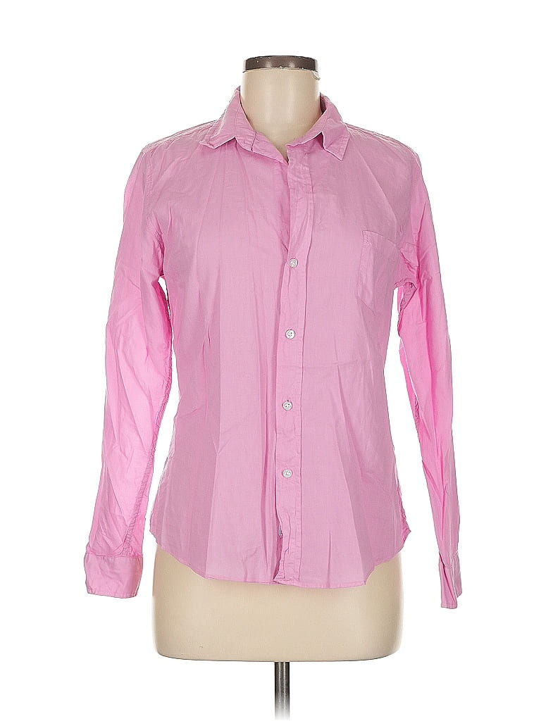 Frank & Eileen 100% Cotton Pink Long Sleeve Button-Down Shirt Size M - photo 1