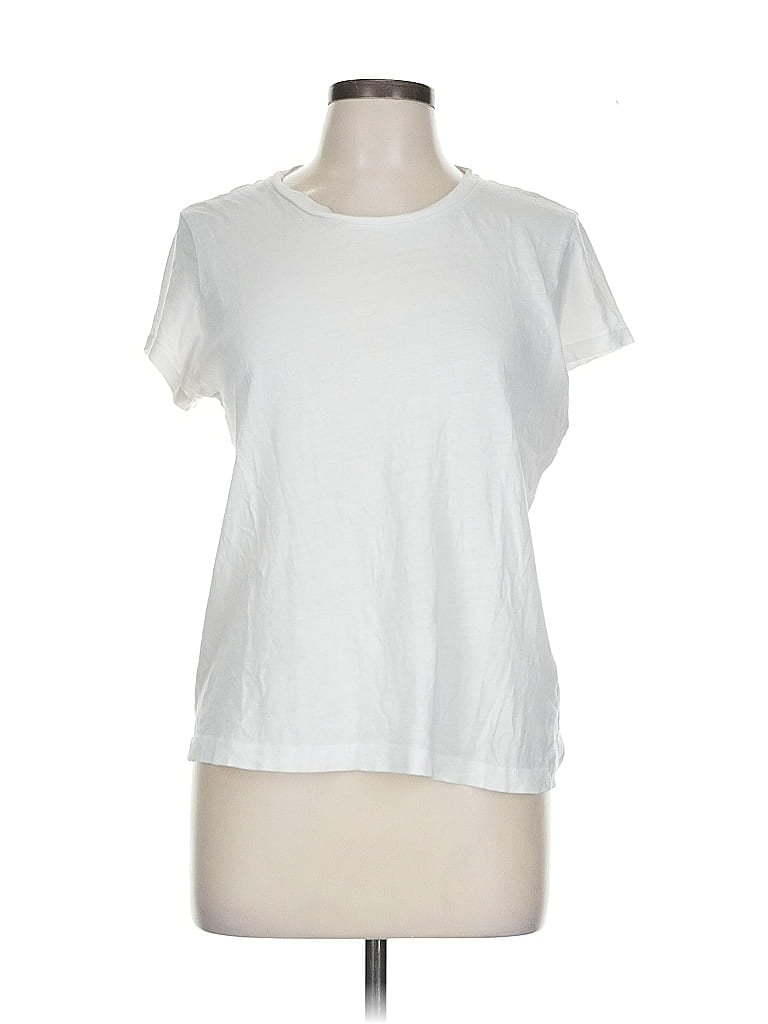 Rivet & Thread 100% Cotton Ivory White Short Sleeve T-Shirt Size L - photo 1