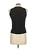 August Silk Black Sleeveless T-Shirt Size L - photo 2