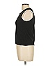 August Silk Black Sleeveless T-Shirt Size L - photo 5