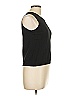 August Silk Black Sleeveless T-Shirt Size L - photo 4