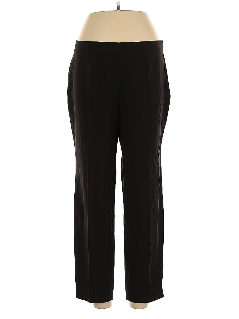 Piazza Sempione Black Wool Pants Size EU (IT) 46 / US 10 - photo 1
