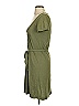 Theory Solid Green Casual Dress Size P (petite) - photo 5