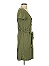 Theory Solid Green Casual Dress Size P (petite) - photo 4