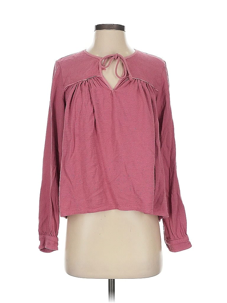 Xirena Pink Long Sleeve Blouse Size S - photo 1