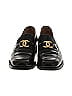 Chanel 100% Leather Black Flats Size EU 36 1/2 - photo 2