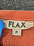 Flax Orange Long Sleeve Blouse Size 4 - photo 6