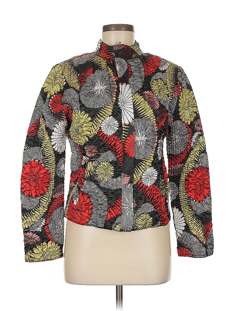 Ruby Rd. 100% Polyester Print Red Jacket Size M - photo 1
