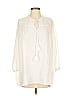 Roller Rabbit Ivory White 3/4 Sleeve Blouse Size XS - photo 1