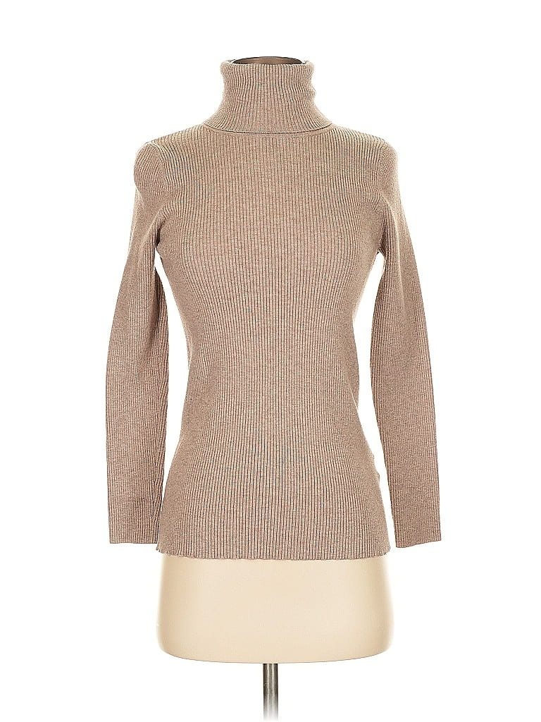 Pomander Place Tan Turtleneck Sweater Size S - photo 1
