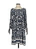 Max Studio Paisley Blue Casual Dress Size XS - photo 1