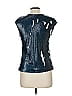 Worth New York Blue Silver Sleeveless Blouse Size 8 - photo 2