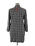 XCVI Plaid Gray Casual Dress Size XL - photo 2
