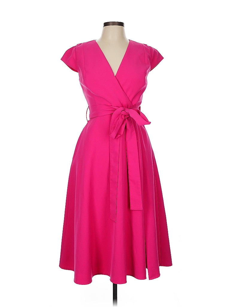 Black Halo Pink Cocktail Dress Size 6 - photo 1
