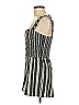 No Boundaries 100% Recycled Polyester Stripes Gray Romper Size M - photo 5