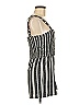No Boundaries 100% Recycled Polyester Stripes Gray Romper Size M - photo 4