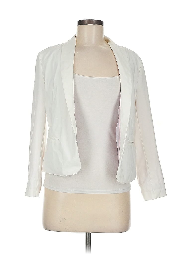 Pre-owned Assorted Brands Blazer Jacket In White