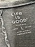 Life Is Good 100% Cotton Gray Short Sleeve Top Size L - photo 3
