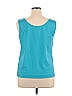 JM Collection Teal Sleeveless Top Size XL - photo 2