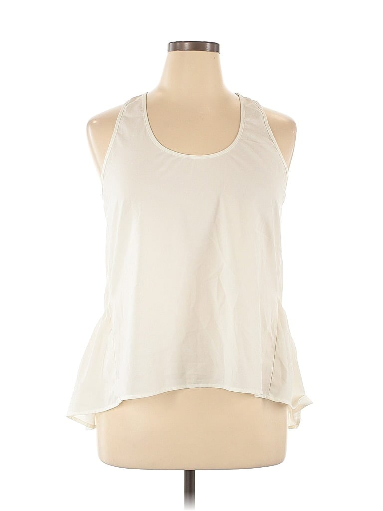 Xhilaration 100% Polyester Ivory Sleeveless Blouse Size XL - photo 1