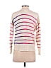 Sundry Stripes Ivory Wool Pullover Sweater Size XS - photo 2
