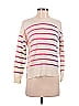 Sundry Stripes Ivory Wool Pullover Sweater Size XS - photo 1