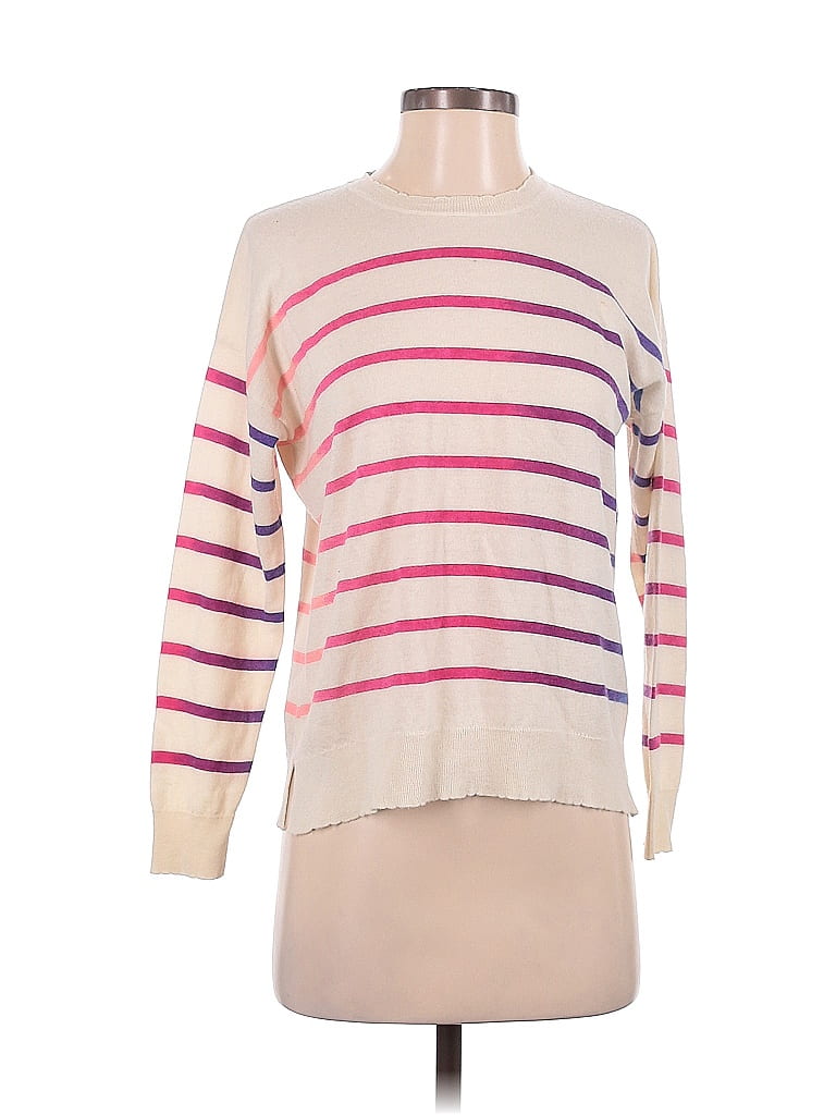 Sundry Stripes Ivory Wool Pullover Sweater Size XS - photo 1
