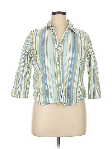 Keren Hart 3/4 Sleeve Button-Down Shirt (view 1)