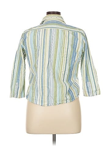 Keren Hart 3/4 Sleeve Button-Down Shirt (view 2)