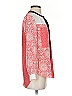 Rebecca Taylor Color Block Red Long Sleeve Blouse Size 0 - photo 4