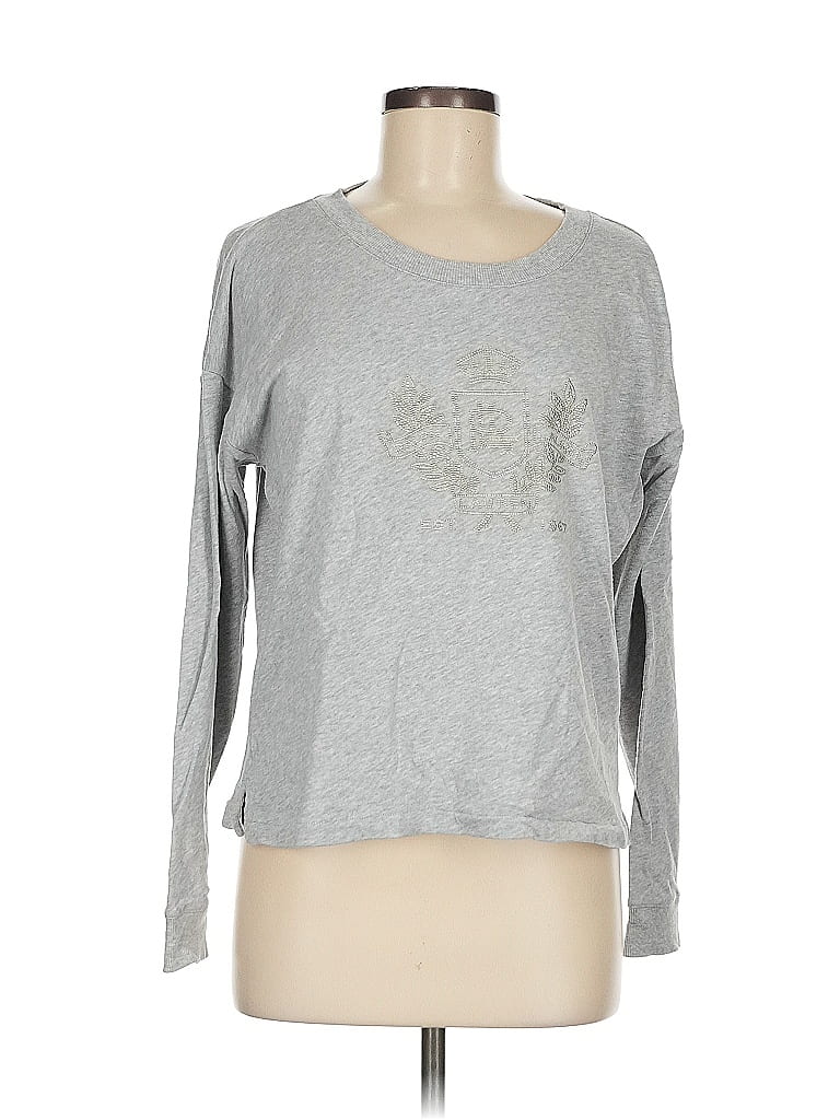 Click to view more detailed imagery on our partner's website Pre-owned Polo Ralph Lauren Long Sleeve T-shirt In Silver