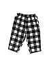 Carter's 100% Polyester Checkered-gingham Black Casual Pants 9-12 MO / 12 MO - photo 1